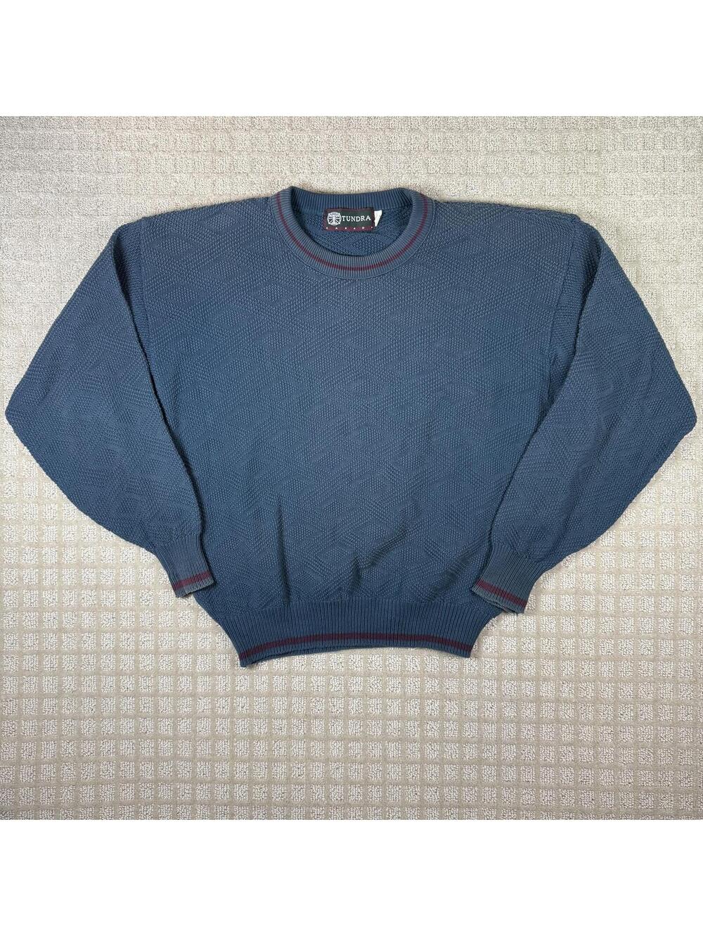 Vintage Tundra Canada Knit Sweater Size Small Measured